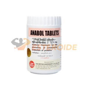Anabol British Dispensary Metandienona 5 mg (1000 tab)