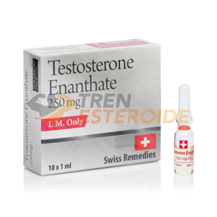 Testosterone Enanthate Swiss Remedies Enantato de Testosterona 250 mg/ml (1 ampolla)