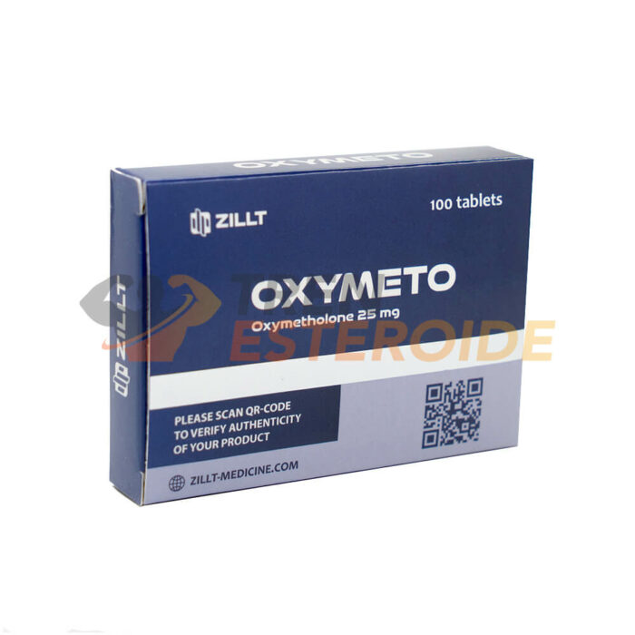 Oxymeto Zillt Medicine Oximetolona 25 mg (100 tab)