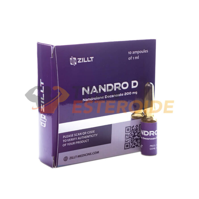 Nandro D Zillt Medicine Decanoato de Nandrolona 200 mg/ml (1 ampolla)