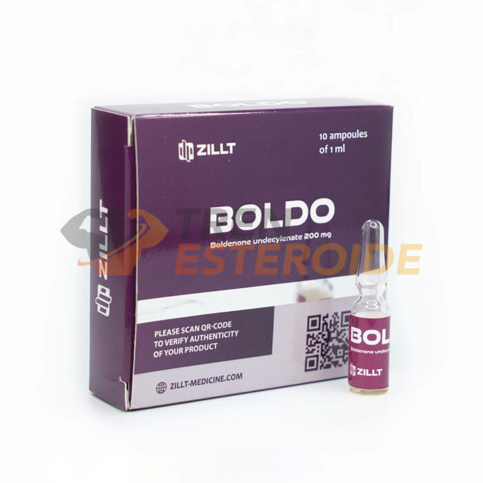 Boldo Zillt Medicine Undecilenato de Boldenona 200 mg/ml (1 ampolla)