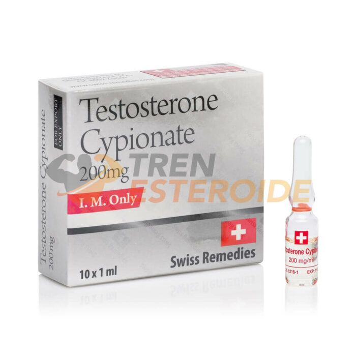 Testosterone Cypionate Swiss Remedies Cipionato de Testosterona 200 mg/ml (1 ampolla)