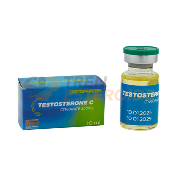 Testosterone C Genopharm Cipionato de Testosterona Botella 200 mg/ml
